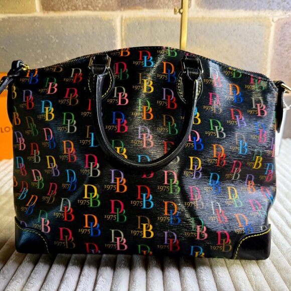 Dooney & Bourke Handbags - Dooney & Bourke Multicolored Monogram Leather Bag